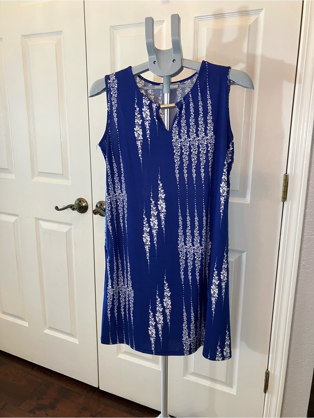 Jon & Anna Navy Blue Dress with White Floral Print